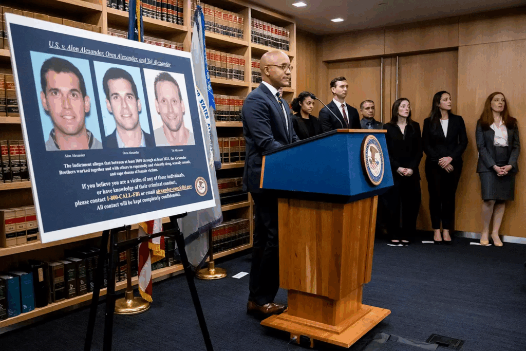 U.S. attorney Damian Williams at a New York press conference, Dec. 11, 2024.
Yuki Iwamura/Bloomberg via Getty
